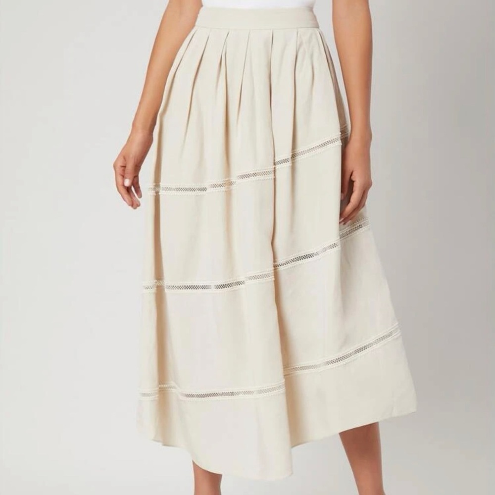 MOTF Linen Flowy Asymmetrical Skirt